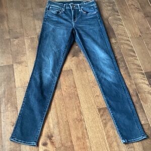 Vince Dark Blue Straight Leg Jeans